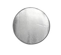 Volante Universale Auto Parasole Doppio Spessore Protezione Solare Pieghevole Forniture Protezione Solare Coprivolante Argento(Argento - Stile B)