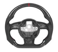Volante, volante corsa in fibra di carbonio Nappa traforata in pelle adatta per B8.5 RS3 RS4 RS5 RS6 RS7 2013-2016