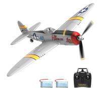 VOLANTEXRC Aereo RC 4 canali P-47 Thunder Giocattolo da caccia per aereo telecomandato, Stabilizzatore giroscopico a 6 assi da 2,4 GHz Aereo per aliante RTF, Facile da pilotare per Adulti Principianti