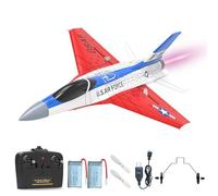 volantexrc Aereo RC F-16 Fighting Falcon Jet | 2.4Ghz 2CH con Luci LED | Pronto al Volo Allarme Low Battery | Ideale per Principianti Iniziatore