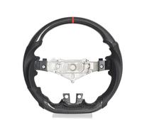 Volanti auto Compatibile Con Dodge Per Challenger 2011 2012 2013 2014 Volante Da Per Corsa A Fondo Piatto Fibra Carbonio Accessori Auto Ricambio