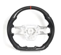 Volanti auto Compatibile Con Ford Per Mustang Per S650 Per EcoBoost 2024 Fibra Carbonio Parti Volante PU Perforato Per Corsa Sportiva(Carbon)