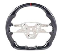 Volanti auto Compatibile Con Ford Per Mustang Per S650 Per EcoBoost 2024 Volante Sportivo In Fibra Di Carbonio D-Shape Racing Wheel Modifica Accessori Per Auto