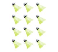 Volanti Badminton per esterni 12 pezzi resistenti al vento per | Volanti stabili in nylon per allenamento da boxe a baseball e softball principianti per interni esterni