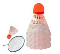 Volanti da badminton da notte - Volante in nylon luminoso, set di tre, antivento, leggero e durevole | Allenamento all'aperto Uso al buio Sport per il libero Operazione di gioco in s
