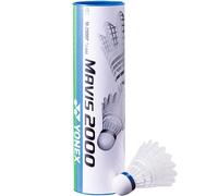 Volanti per il badminton Yonex Mavis 2000 Nylon 6P - white (slow)