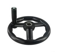 Volantino a 3 razze dal design elegante con maniglia girevole per un migliore controllo sulle macchine (18 x 200 mm)