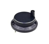 Volantino a impulsi CNC, 5 V 60/80mm 100 PPR Generatore di impulsi manuale Volantino Macchina Encoder rotativo Elettronico 1m 4/6 pin(4Pin 5V-24V-100PPR,60mm)