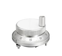 Volantino a impulsi CNC, ingresso da 14mm PLF090 5V 60/80mm 100 PPR Generatore di impulsi manuale Volantino Encoder 4/6 pin(6Pin 5V - 100PPR,80mm)