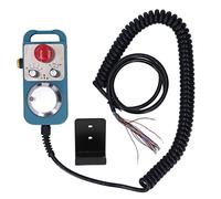 Volantino Elettronico CNC, Controller del Volantino del Generatore di Impulsi Manuale di Arresto di Emergenza 100PPR Controller del Volantino CNC a 4 Assi Generatore di Impulsi Manuale con Pulsante di