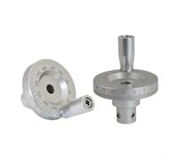 Volantino in lega di alluminio per tornio con scala incisa, diametro 50 mm, per tavolo scorrevole manuale, strumento per macchina da tavolo scorrevole, argento (6 mm)