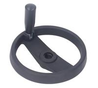 Volantino in plastica isolata 200x18mm per fresatrice per tornio | Controllo preciso della macchina con questo volantino da 200 mm per torni, fresatrici e rettificatrici con forte isolamento