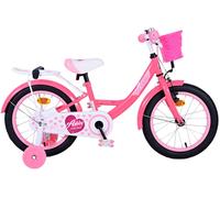 Volare Ashley Bicicletta Bambini - Ragazza - 16 Pollici - Rosa/Rosso