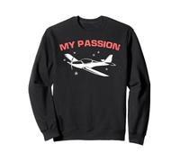 Volare È la Mia Passione Aereo Leggero Volo Felpa