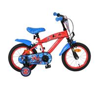 Volare Spider-Man Bici - Ragazzi - 14 Pollici - Blu/Rosso - Due Freni a Mano