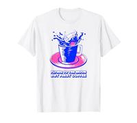 Volare Verso la Luna ma Il Primo caffè (Grafica Astronauta) Maglietta