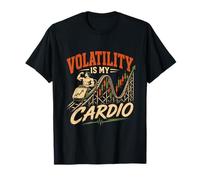 Volatilità È Il Mio Cardio Retro Trading Maglietta