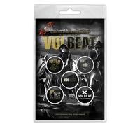 Volbeat Button Pin Badge Pack Outlaw Gentlemen Officially Licensed
