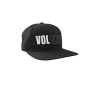 Volbeat Cappellino da Baseball 3D Band Logo Nuovo Ufficiale Nero Snapback Size One Size