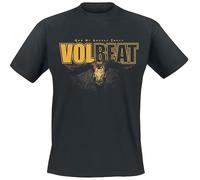 Volbeat God of Angels Trust Unisex T-Shirt Nero 100% Cotone Regular