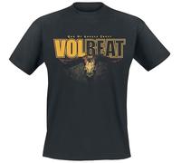 Volbeat God of Angels Trust Unisex T-Shirt Nero 100% Cotone Regular
