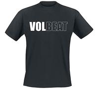 Volbeat Logo Uomo T-Shirt Nero 100% Cotone Regular