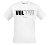 Volbeat Servant of The Mind Logo Uomo T-Shirt Bianco 100% Cotone Regular