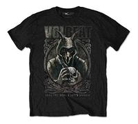 Volbeat - T-Shirt # S Black Unisex # Goat With Skull