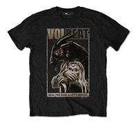 Volbeat T Shirt Seal The Deal And Lets Boogie Goat Logo Ufficiale Uomo Nuovo Size XL