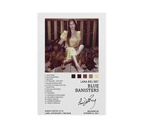 VOLBOZ Poster di Lana Del & Rey Blue Banisters 2021, album musicale autografo, poster su tela, decorazione per camera da letto, sport, ufficio, camera, regalo, senza cornice, 30 x 45 cm