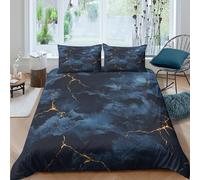 volcanic cracksSet Di Copripiumino microfibra 3 pezzi motivo 3D con cerniera dark fantasy texture copripiumino con federe soffice ultra morbido for coppie Double（200x200cm）