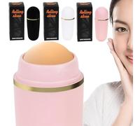 Volcanic Roller,Oil Absorbing Roller,Rullo per Viso con Pietra Vulcanica,Oil Absorbing Roller per Viso,Vulcanica Soluzione Riutilizzabile,Rullo Assorbente Per Il Viso,Per Pelle Grassa e Zona T