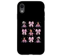 Volcano Geology Magma Lava Girl Coquette Bow Rosa Custodia per iPhone XR