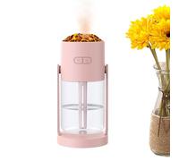 Volcano Humidifier - USB Personal Humidifier | Mist Diffuser with Colorful LED, Desktop Air Moisturizer with Quiet for Bedroom Office, Mini Humidifying Device