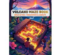 Volcano Maze Book: 50 Bold & Fun Mazes : For Teenagers & Adults