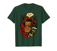 Volcano Tiki Man | Flash Tatuaggio Tradizionale Maglietta