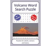Volcano Word Search Puzzle: Word searches about Volcano, with easy to read print | 6 x 9 inches. 110 pages | 50+ puzzles _ Gifts for Vacations, Holidays.