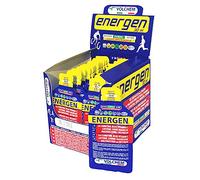 Volchem Energen 30, Gel Energetico con Maltodestrine, Destrosio, Aminoacidi Ramificati e Carnitina, Contiene Sodio, Magnesio e Caffeina, 1 Scatola con 30 Bustine Monodose, Gusto Limone, 900 ml