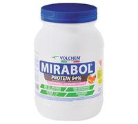 Volchem Mirabol Protein 94, Integratore Alimentare con Proteine dell'Uovo e del Latte, Senza Grassi Idrogenati e Conservanti, Barattolo con Polvere Solubile, Gusto Fragola, 750 g
