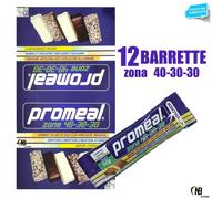 Volchem Promeal 12 Barrette Proteiche da 50 gr. per Dieta a Zona 40-30-30