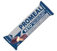 Volchem Promeal Keto, Barretta Proteica Ketogenica, con Vitamine e Minerali, Senza Grassi Idrogenati, Conservanti e con Pochi Zuccheri, Scatola da 30 Barrette (Cacao)