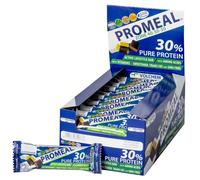 Volchem Promeal Zone 40-30-30, Barretta Proteico-Energetica con Ripartizione di Carboidrati-Proteine-Grassi (40-30-30), Senza Grassi Idrogenati, Scatola da 24 Barrette, Gusto Fragola, 1200 g