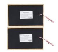 Volcode Cuscinetto riscaldante per tubi da 17,8 x 30,5 cm, funziona per tubi da 7,6 cm, confezione da 2, cuscinetto riscaldante per camper, rimorchi da viaggio e sistema di serbatoio dell'acqua per
