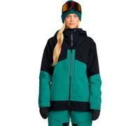 VOLCOM At Stretch Gore-tex Jacket W - Donna - Nero / Verde - Taglia L- modello 2026