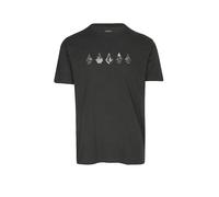 VOLCOM Beachshirt da uomo Lunar Phases nero | M