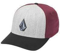 Volcom Berretto da baseball da uomo Full Stone Flex, ardesia scura, S