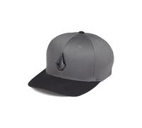 Volcom Berretto da Baseball da Uomo Full Stone Xfit, Asphalt Black - Nuovo, S