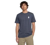 Volcom Maglietta a maniche corte Blaquedout Blu Navy mélange Uomo M
