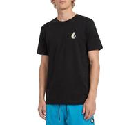 Volcom Blaquedout Short Sleeve Tee T-Shirt, Nero, XL Uomo