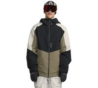 Volcom Brighton Full Zip M - giacca snowboard - uomo XL Black/Green/Beige man Pfas Free,Repreve,Recycled Polyester,Dwr